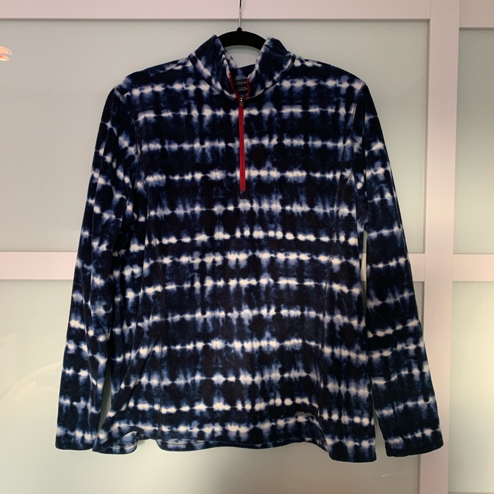Eddie Bauer Tie Dye Light Fleece Pullover